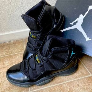 JORDAN GAMMA 11 Retro Size 7Y Black Blue 2013 Release